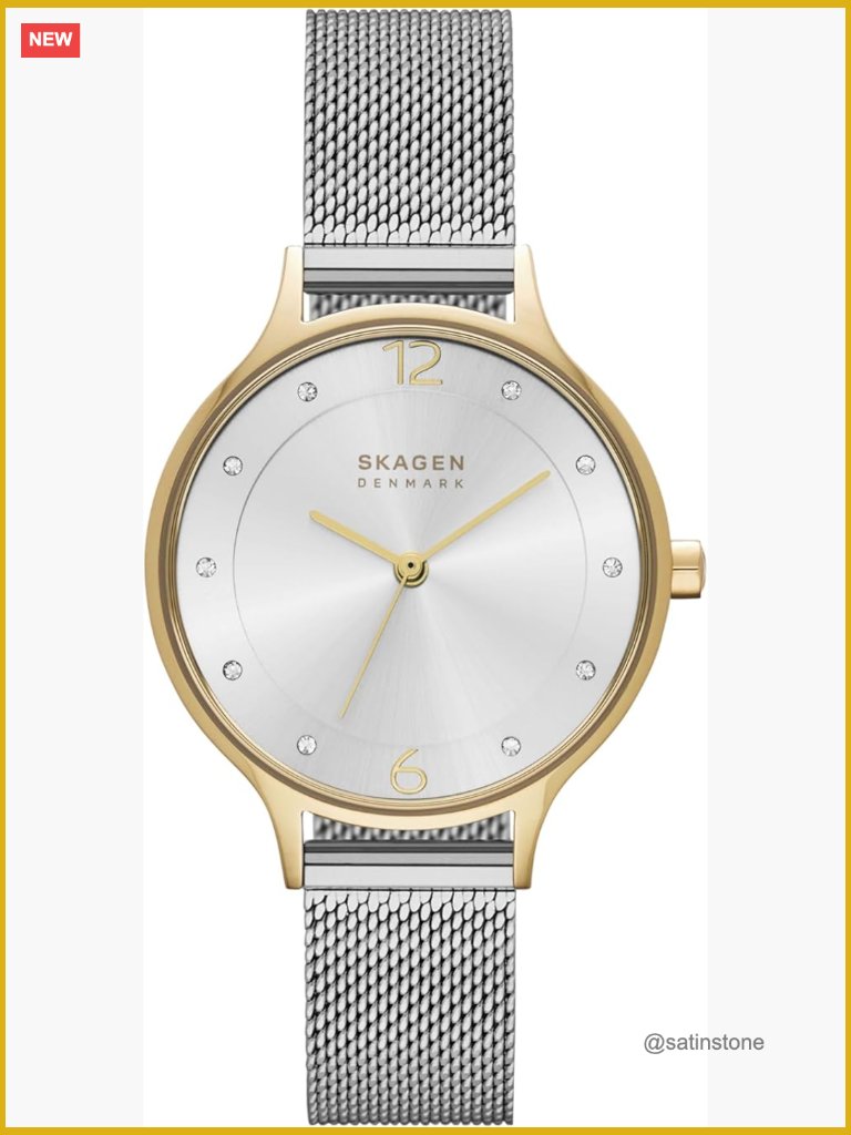 Minimalist Stainless Steel Mesh Watch - Quartz Movement - 30mm